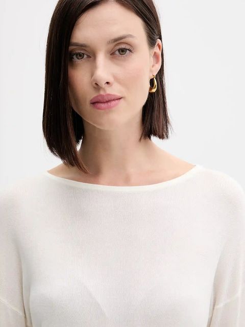 United Colors of Benetton sweter damski kolor beżowy lekki 103VD10AV