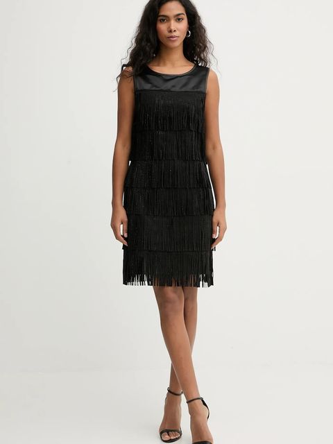 Karl Lagerfeld sukienka kolor czarny mini prosta B1W13056 - zdjęcie produktu nr 1