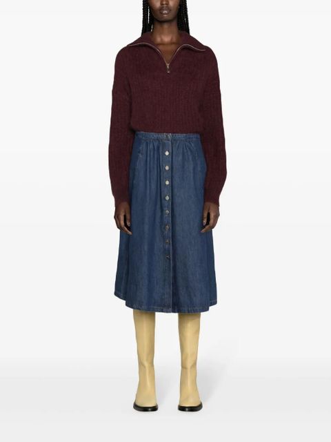 Ba&Sh Cowie denim skirt - Blue - zdjęcie produktu nr 2