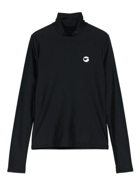 Coperni long-sleeved high-neck top - Black - zdjęcie produktu nr 1