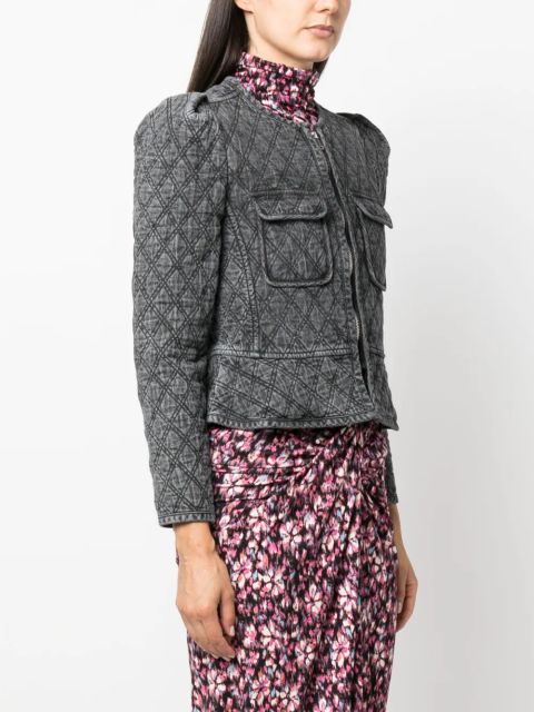 MARANT ÉTOILE Deliona chambray jacket - Grey