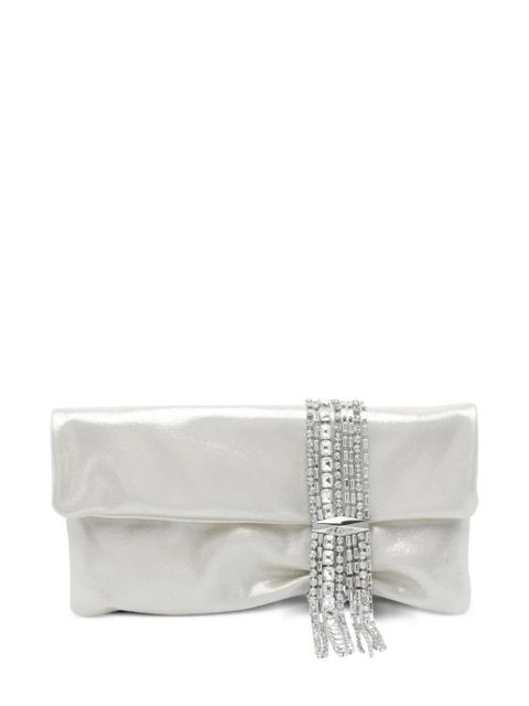 Jimmy Choo medium Zandra crystal-embellished clutch bag - Neutrals - zdjęcie produktu nr 1