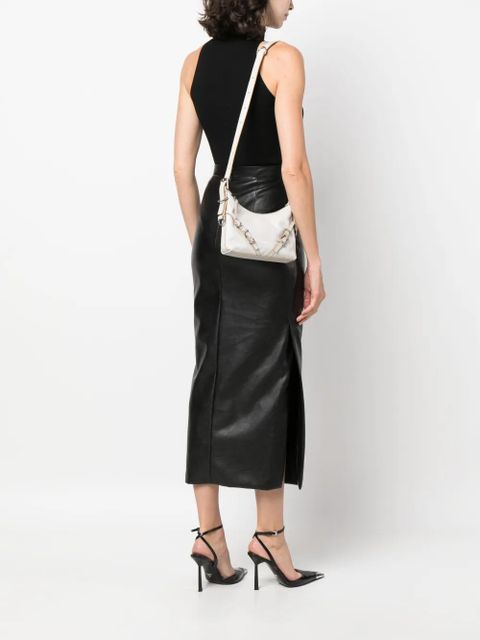 Givenchy logo-lettering cross body bag - Neutrals