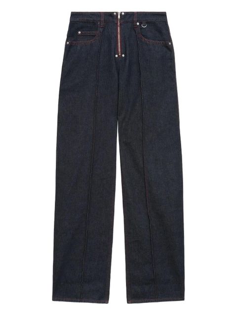 ISABEL MARANT Stely zip-detail trousers - Blue - zdjęcie produktu nr 1