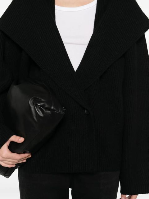 TOTEME shawl-lapels cardigan - Black