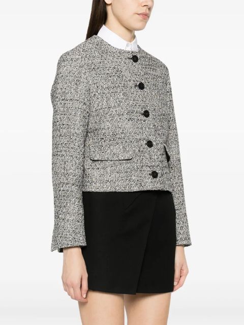 Golden Goose bouclé cropped jacket - Black