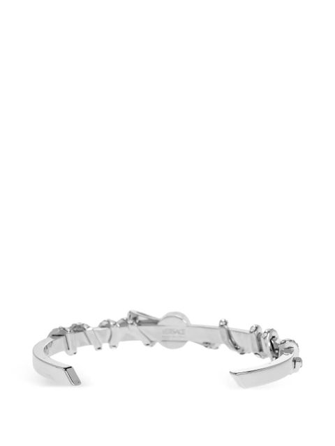 Versace Gianni crystal-embellished bracelet - Silver - zdjęcie produktu nr 2