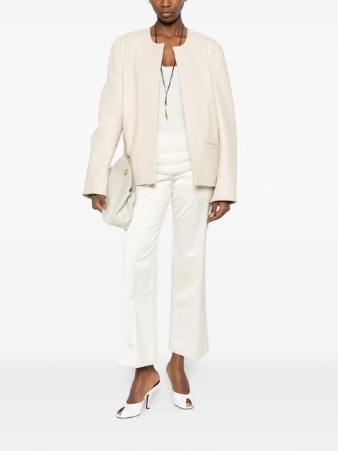 TOTEME kick flare trousers - Neutrals - zdjęcie produktu nr 2