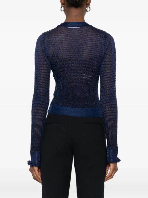 Cecilie Bahnsen ruffled top - Blue