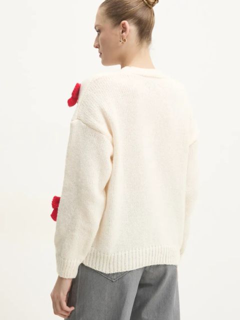 Answear.LAB sweter damski kolor biały ciepły