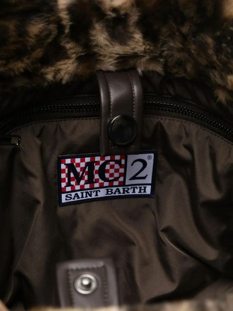 MC2 Saint Barth Colette leopard-print tote bag - Brown