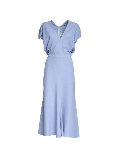 Victoria Beckham Edith midi dress - Blue - zdjęcie produktu nr 1