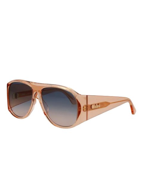 Chloé Eyewear round-frames sunglasses - Neutrals - zdjęcie produktu nr 2