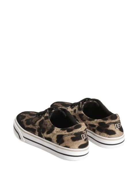 Dolce & Gabbana DG Sailing sneakers in printed canvas - Brown - zdjęcie produktu nr 2