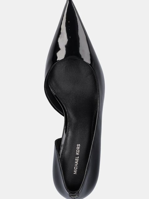 MICHAEL Michael Kors szpilki skórzane Elyse kolor czarny 40F5EYMP1A.001