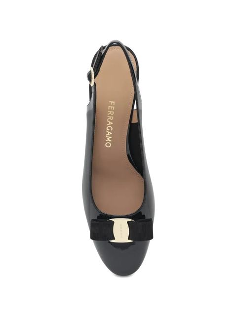 Ferragamo Vara bow-detail pumps - Black