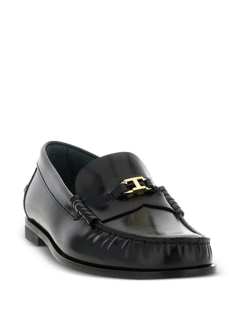Tod's hardware-leather loafers - Black - zdjęcie produktu nr 2
