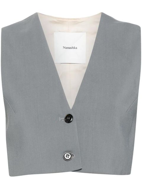 Nanushka Suree vest - Blue - zdjęcie produktu nr 1