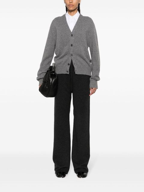 Maison Margiela wool-cashmere knitted trousers - Black - zdjęcie produktu nr 2