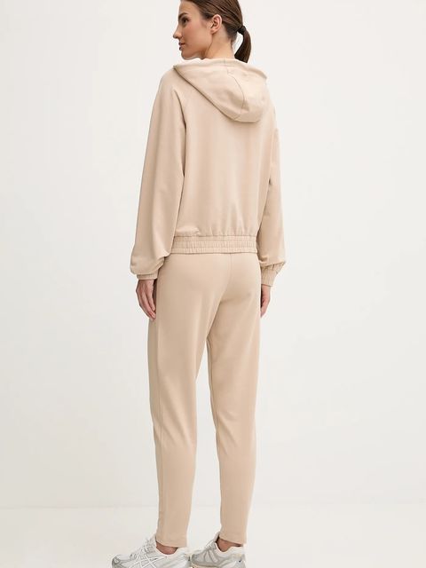 EA7 Emporio Armani dres damski kolor beżowy AF12502.7W000687