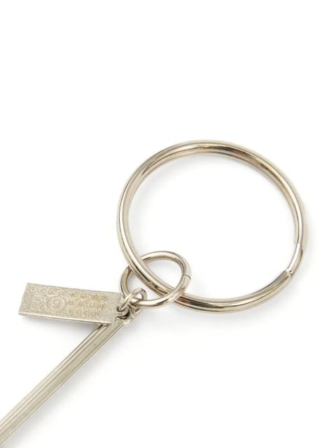 MM6 Maison Margiela charm detailing key rings - Silver