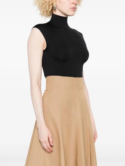 WARDROBE.NYC high-neck sleeveless bodysuit - Black