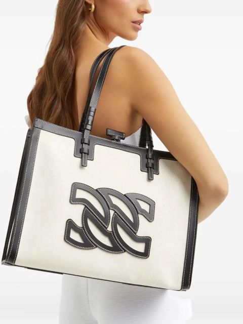 Casadei Beaurivage logo-appliqué shoulder bag - Neutrals - zdjęcie produktu nr 2