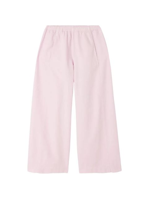 American Vintage Namaz elasticated cotton trousers - Pink - zdjęcie produktu nr 1