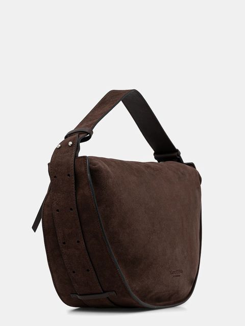 Marc O'Polo torebka zamszowa kolor brązowy 5000009151 - zdjęcie produktu nr 2