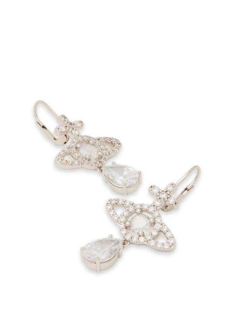 Vivienne Westwood orb drop earrings - Silver - zdjęcie produktu nr 2