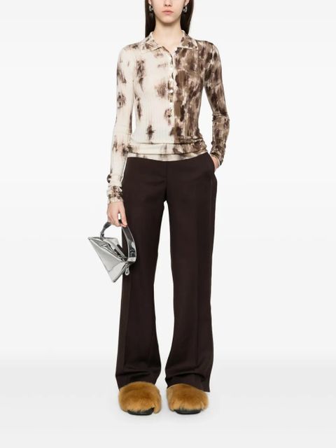 The Attico tie-dye polo top - Neutrals - zdjęcie produktu nr 2