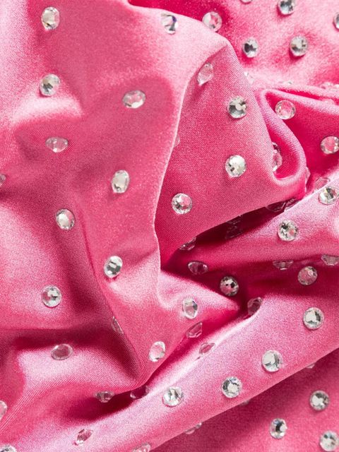 Oséree crystal-embellished halterneck swimsuit - Pink - zdjęcie produktu nr 2