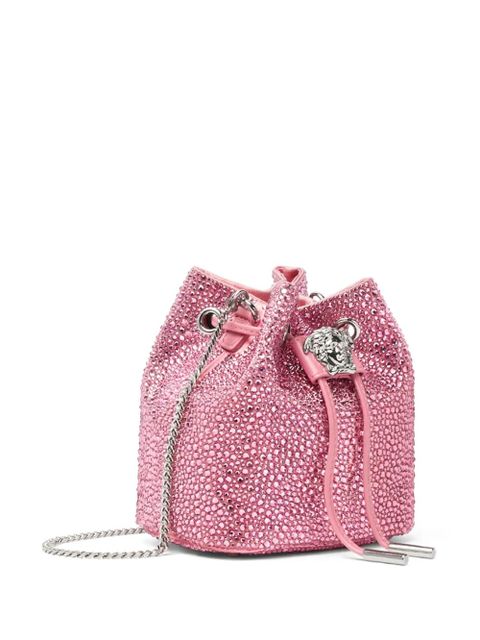 Versace mini La Medusa crystal bucket bag - Pink - zdjęcie produktu nr 2