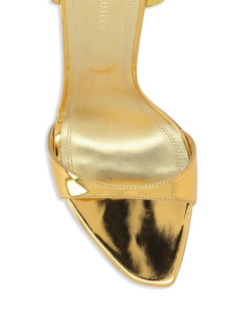 Amina Muaddi 95mm Agnese sandals - Gold