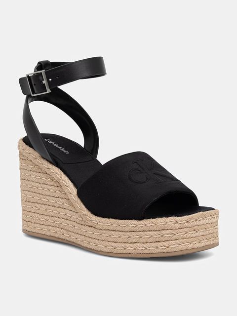 Calvin Klein sandały na koturnie WEDGE ESPAD 70 NEOPR MG - zdjęcie produktu nr 1
