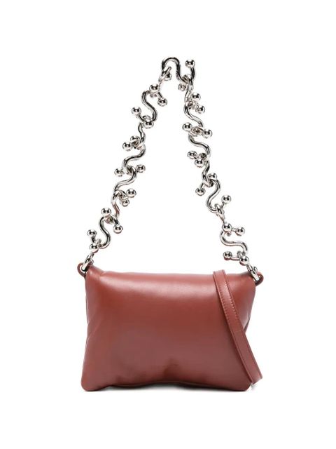 Sportmax mini Soffy chain-strap leather shoulder bag - Red - zdjęcie produktu nr 1
