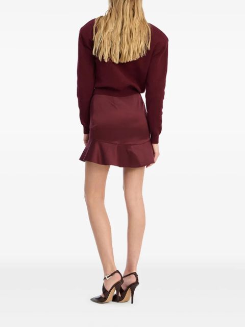 ROTATE BIRGER CHRISTENSEN firm knit cardigan - Red