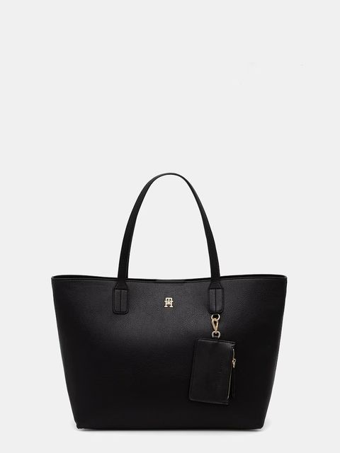 Tommy Hilfiger torebka shopper damska z imitacji skóry - zdjęcie produktu nr 1