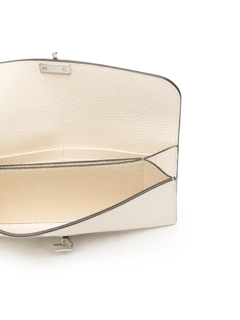 TOTEME T-lock leather wallet - Neutrals - zdjęcie produktu nr 2