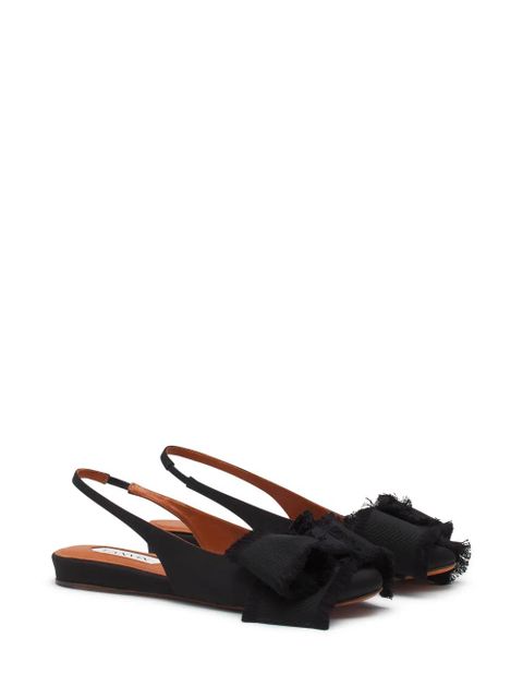 Lanvin satin slingback ballerina shoes - Black - zdjęcie produktu nr 2