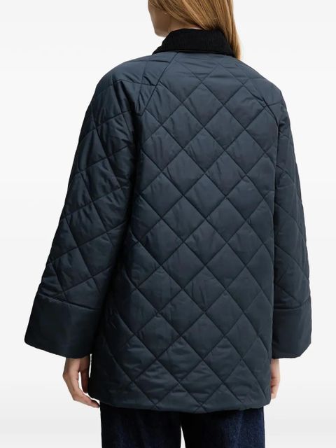 Barbour quilted corduroy pocket jacket - Blue