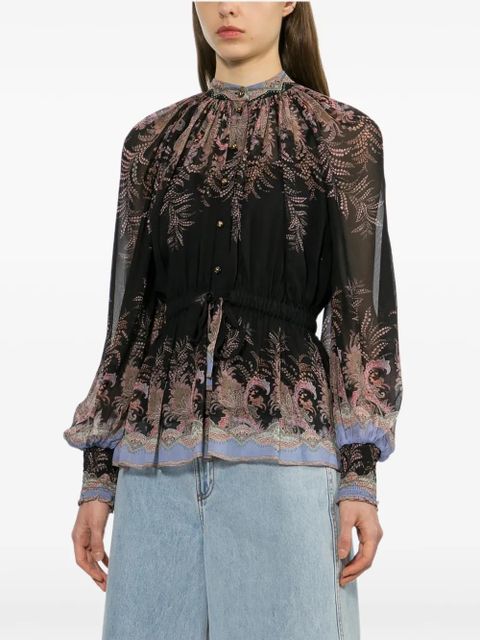ZIMMERMANN all-over floral print blouse - Black