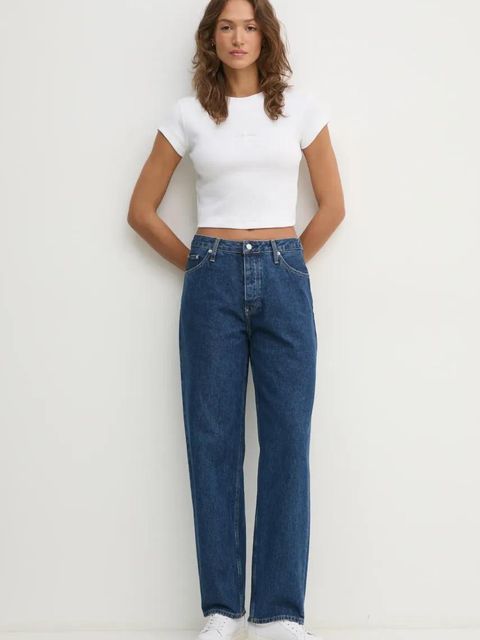 Calvin Klein Jeans t-shirt damski kolor biały LV047AB802 - zdjęcie produktu nr 2