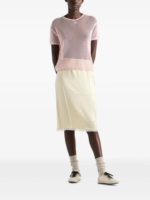 Prada mesh T-shirt - Pink - zdjęcie produktu nr 2