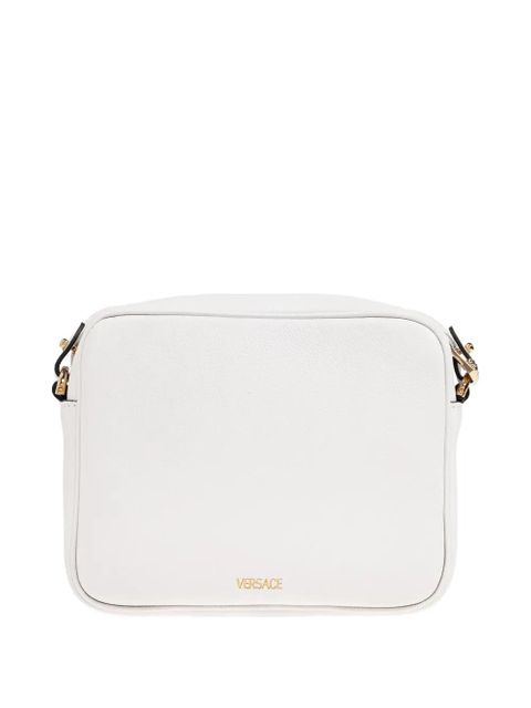 Versace La Medusa leather cross body bag - White
