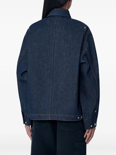Carhartt WIP button patch pocket denim jacket - Blue