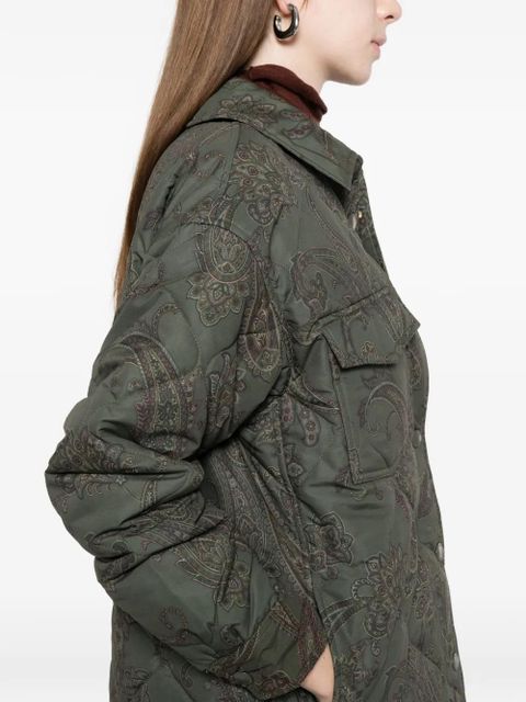MC2 Saint Barth paisley quilted jacket - Green