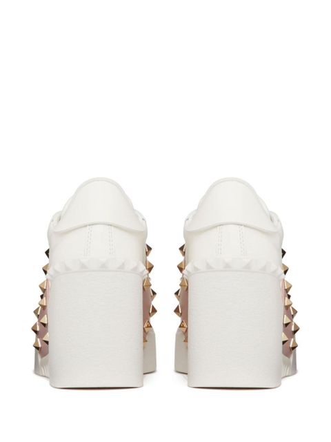 Valentino Garavani Open Disco 85mm wedge sneakers - White