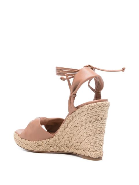 Aquazzura knot wedge heeled espadrilles - Neutrals