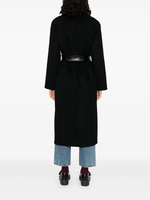 SANDRO double-breasted coat - Black